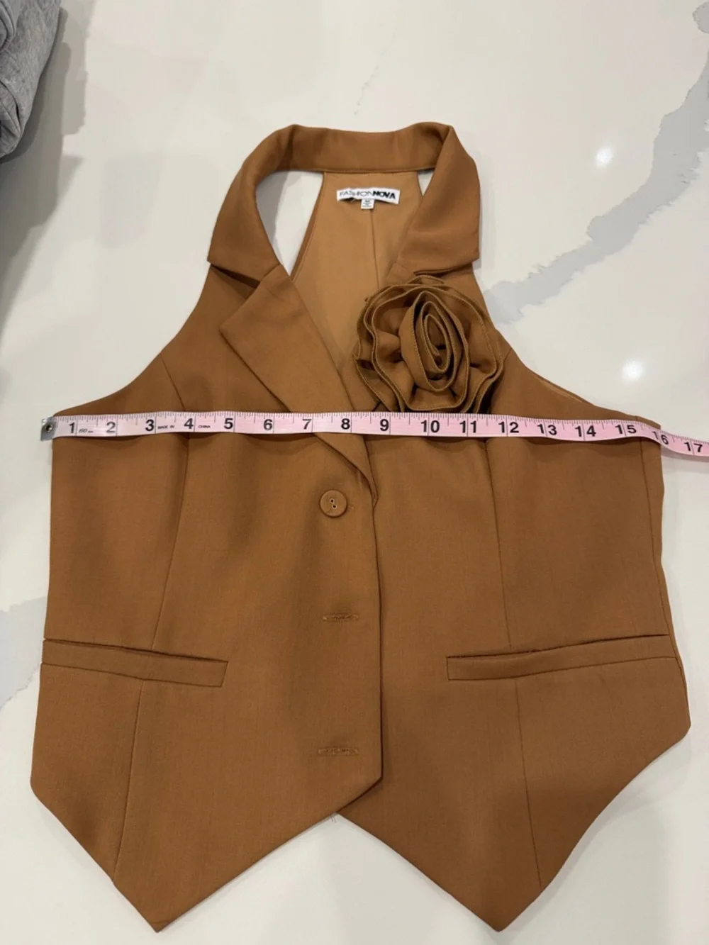 Elle pant set Taupe - Picture 10 of 11